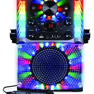 Singing Machine Bluetooth CD+G Karaoke System Black - Image 2