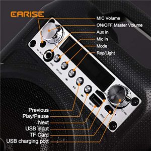 Multifunction Bluetooth Speaker with Wireless Microphone - Image 4