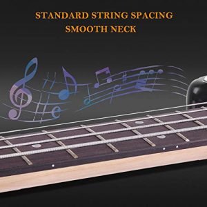 Glarry Electric Bass Guitar Full Size 4 String Rosewood Basswood - Image 3