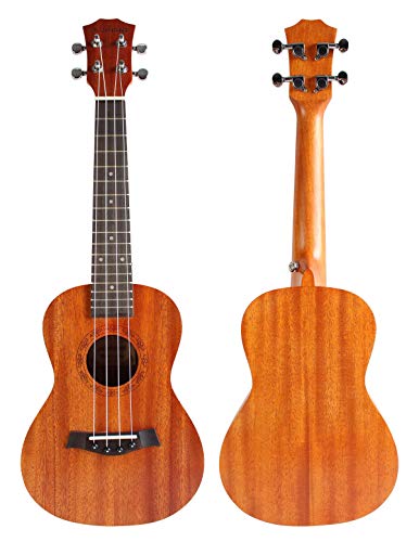 Concert Ukulele Mahogany 23 inch with Ukulele Accessories