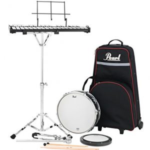 Pearl 13˝ Bell and Snare Drum Kit with Wheeled Nylon Case - Perfect for Beginners - Image 2