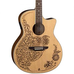 Luna Henna Oasis Select Spruce Acoustic/Electric Guitar