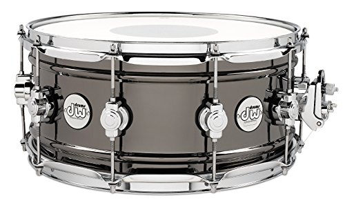 DW Design Series Black Nickel over Brass Snare Drum 14x6.5 Inch