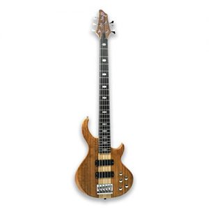 5 String Electric Bass Guitar Millettia Laurentii+Okoume body
