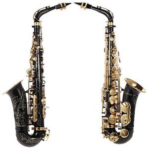 ammoon bE Alto Saxphone Brass Lacquered Gold E Flat Sax - Image 3