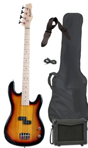 Davison Guitars Full Size Electric Bass Guitar Starter Beginner Pack