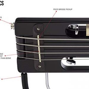 Traveler Guitar Ultra-Light Acoustic-Electric Bass Guitar (ULB BKGMP) - Image 4