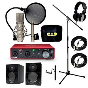 Home Recording Studio Bundle Stand Focusrite Scarlett