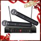 Wireless Microphone System with Echo, AMK UHF Dual Wireless