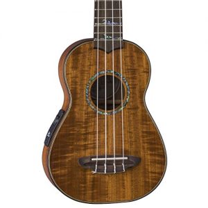 Luna High Tide Koa Acoustic/Electric Soprano Ukulele