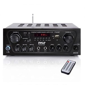 Pyle Upgraded Karaoke Bluetooth Channel Home Audio Sound Power Amplifier - Image 2