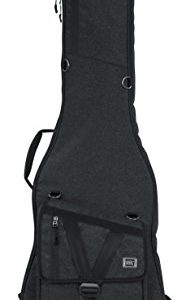 Gator Cases Transit Series Bass Guitar Gig Bag; Charcoal Black Exterior (GT-BASS-BLK)