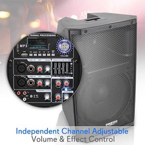 Bluetooth PA Monitor Speaker System - 1400 Watt Max 2 Way Indoor Outdoor - Image 4