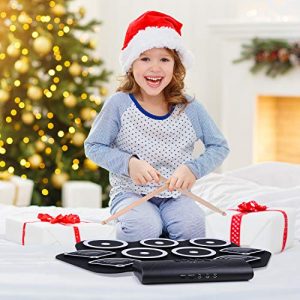 Ohuhu 9-Pad Roll-Up Drum Kit with Built-In Speakers - Image 3