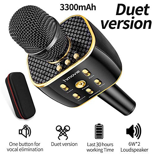 3300mAh Dual Sing Duet Version Wireless Karaoke Microphone