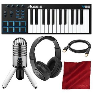 Alesis 25-Key USB MIDI Keyboard Controller & Drum Pad