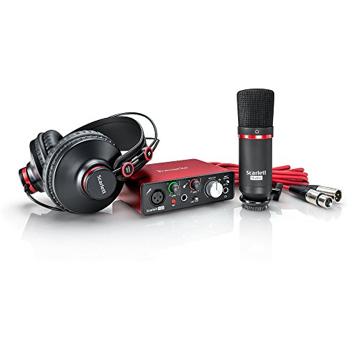 Focusrite Scarlett Solo Studio USB Audio Interface and Recording Bundle