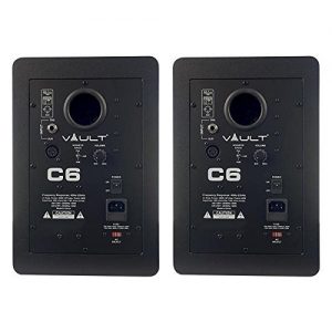 Vault C6 6-Inch Powered Studio Reference Monitor Pair Bundle - Image 4