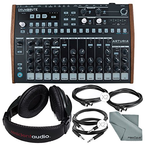 Arturia DrumBrute Analog Drum Machine and Accessory Bundle
