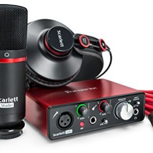 Focusrite Scarlett Solo Studio (2nd Gen) USB Audio Interface and Recording Bundle