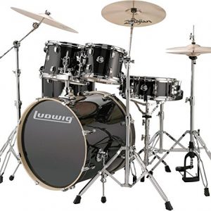 Ludwig Element Evolution 5-Piece Drum Set Black Sparkle - Image 3