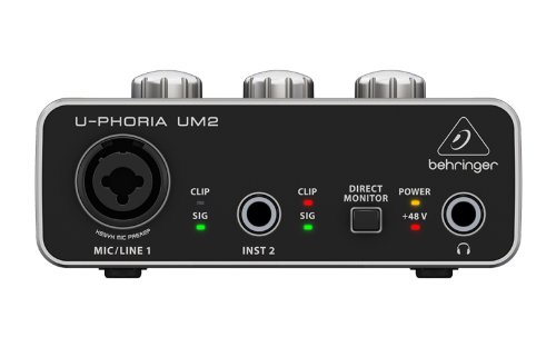 BEHRINGER Audio Interface, Black, 1-Channel