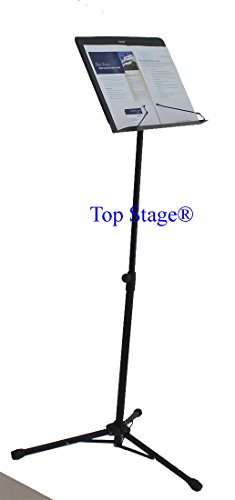 Deluxe Lectern Orchestra Conductor Music Stand - Black