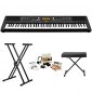 Yamaha 76-key Portable Keyboard With Knox Stand Knox Bench and Yamaha