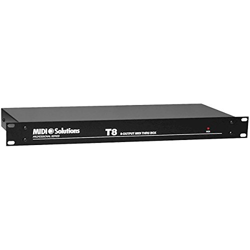 MIDI Solutions T8 8-Output Active MIDI Thru Box