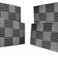 Charcoal Soundproofing Foam Sheets Acoustic Wall Panels