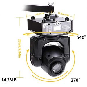 U`King 2PCS Stage Lights Moving Head Light 8 Gobos 8 Colors - Image 2