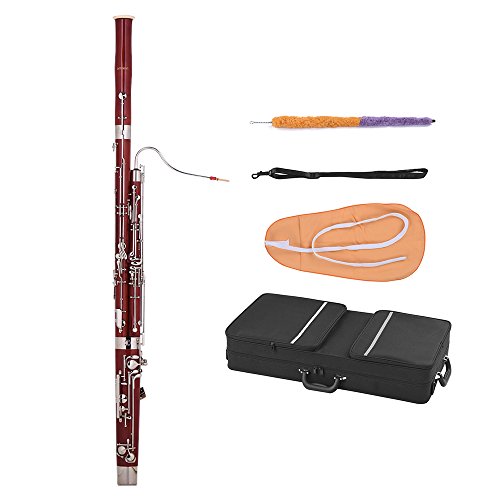 ammoon C Key Bassoon Maple Wood Body – Beginner & Professional Woodwind Instrument with Accessories 🎶🎵