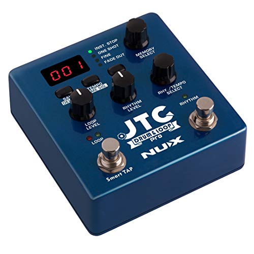 NUX JTC PRO Drum Loop PRO Dual Switch Looper Pedal 6 hours recording time