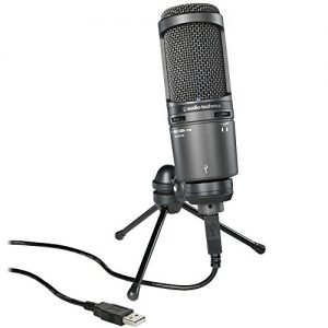 Audio-Technica AT2020USB+ - High-Quality Cardioid Condenser USB Microphone for Crystal-Clear Digital Recording, Perfect for Musicians, Podcasters, and Home Studios! ??️ - Image 2