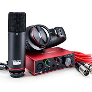 Focusrite Scarlett Solo Studio (3rd Gen) USB Audio Interface and Recording Bundle