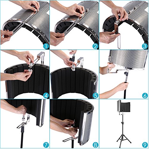 Neewer Professional Microphone Studio Recording Accessories Include