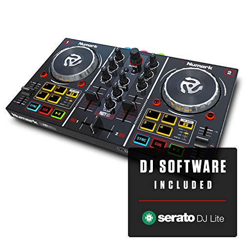 Numark Party Mix | Beginners DJ Controller for Serato DJ Intro With 2 Channels