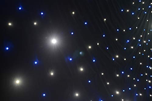 LED backdrop 3m x 4m Blue and white LED Star Curtain