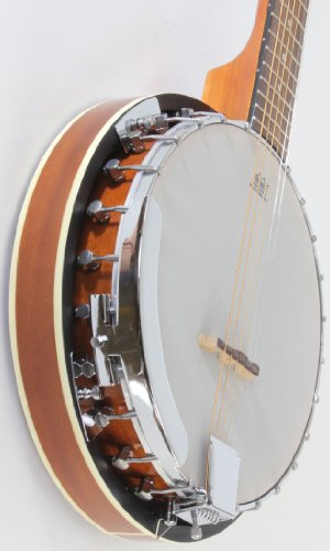 6-String Banjo Guitar with Closed Back Resonator - Affordable, High-Quality Sound Like a Banjo