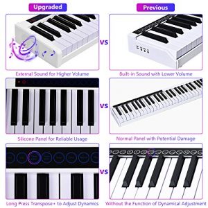 Costzon 61-Key Portable Weighted Key Digital Piano – Premium Electric Keyboard with Carrying Bag - Image 3