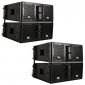 Seismic Audio - Four Passive 2x10 Line Array Speakers