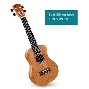 POMAIKAI 23-inch Concert Ukulele for Beginners – Mahogany Body, Nylon Strings, Gig Bag Included - Image 3