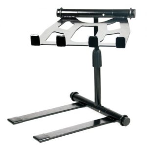 Pyle Portable Folding Laptop Stand - Standing Table with Adjustable Angle