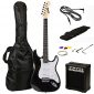 RockJam 6 ST Style Electric Guitar Super Pack with Amp