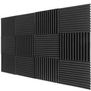 48 Pack Acoustic Panels Studio Foam Charcoal Wedges - Image 3