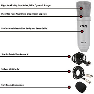 LyxPro Cardioid Condenser Studio Microphone - Image 2