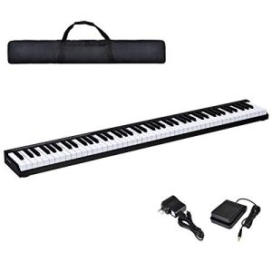 Costzon 88-Key Portable Electronic Piano, with a Handbag