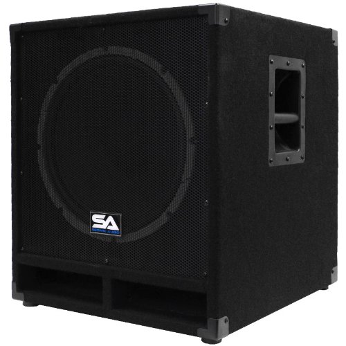 Seismic Audio - Baby-Tremor_PW - Powered 15" Pro Audio Subwoofer Cabinet