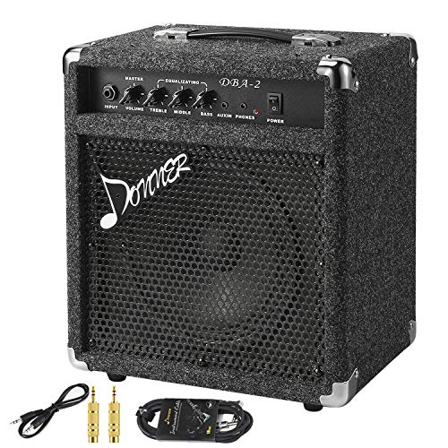 New Donner 25W Bass Guitar Amplifier DBA-2 Electric Practice Bass