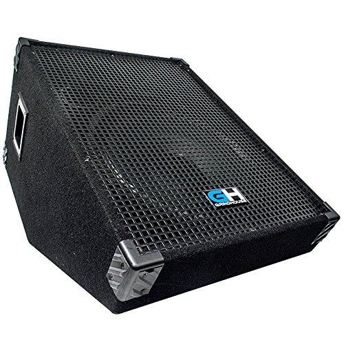 Grindhouse GH15M-Pair Passive 15" Wedge Monitors - 400W RMS for PA, DJ, and Live Sound